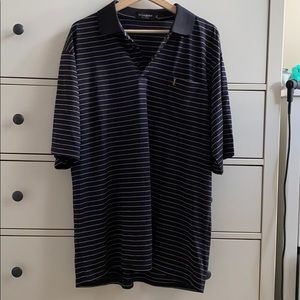 Oversized short sleeve collared shirt